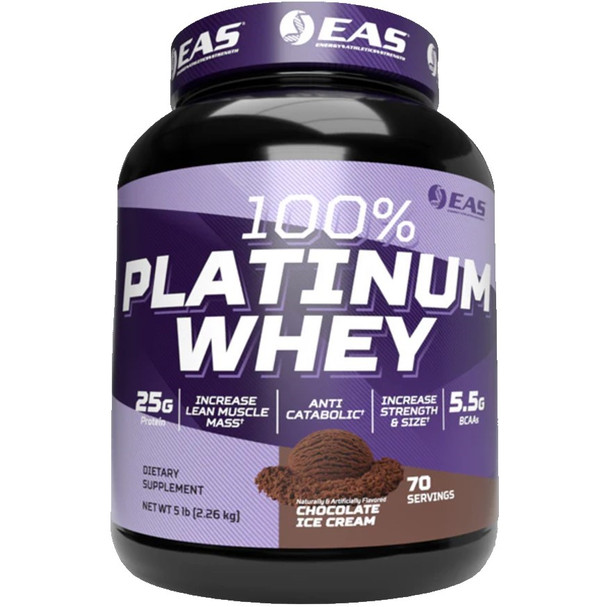 Eas 100 Platinum Whey 5 Libras Chocolate Ice Cream