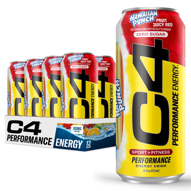 Cellucor C4 Energy Carbonatada 16Oz 12Pk Hawaiian Punch Fruit Juicy R