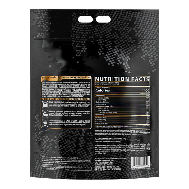 Nutrex Research Research Mass Infusion 12 Libras Chocolate