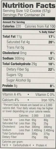 Lenny y Larry´Scomplete Cookie 12 Cookies Peanut Butter Chocolate