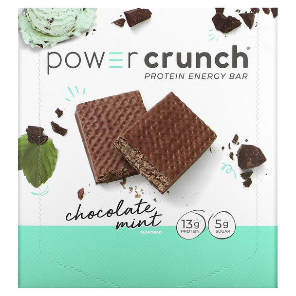 Power Crunch 12 Cookies Chocolate Mint