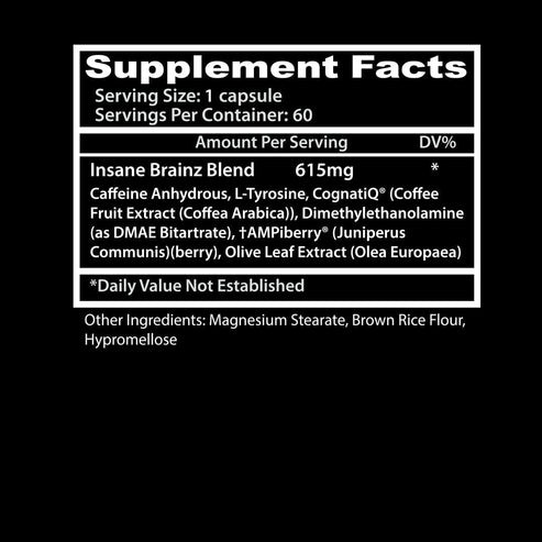 Insane Labz Insane Brainz 60 Cápsulas