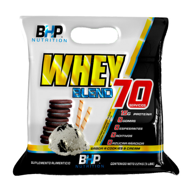 Bhp Whey Blend Bag 5 lb Cookies And Cream