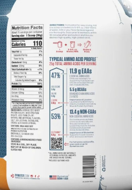Dymatize Iso 100 5 Libras Churro