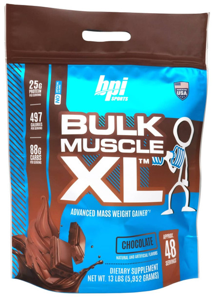 Bpi Sports Bulk Muscle Xl Gainer 13 Libras Chocolate
