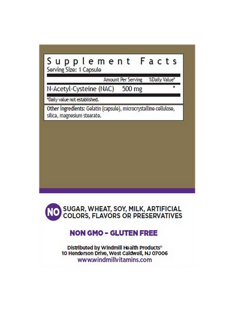 Whp Nac N Acetyl Cysteine 500Mg 100 Cápsulas