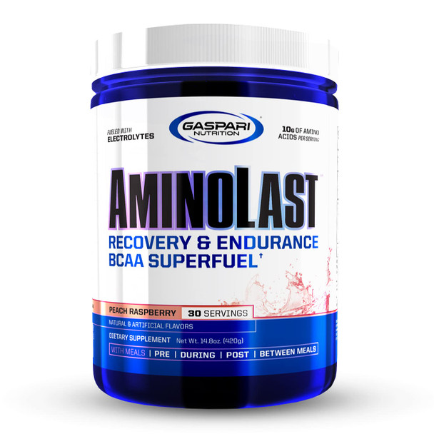Gaspari Nutrition Aminolast 30 Porciones Peach Raspberry