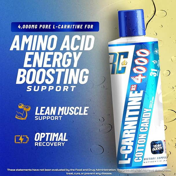 Ronnie L Carnitine 4000 16 Onzas Cotton Candy