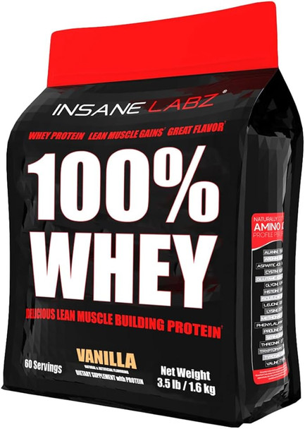 Insane Labz 100 Whey 3 5 Libras Vainilla