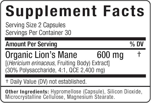 Allmax Lions Mane 60 Unidades