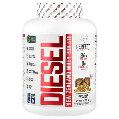 Perfect Sports Diesel 100 New Zealand Whey Aislado 5Lb Chocolate Peanut Butter