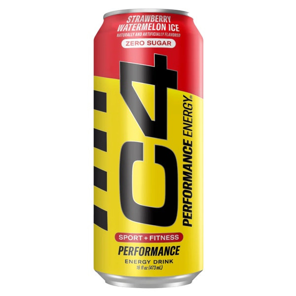 Cellucor C4 Energy Carbonatada 16Oz 1Pz Straw Watermelon