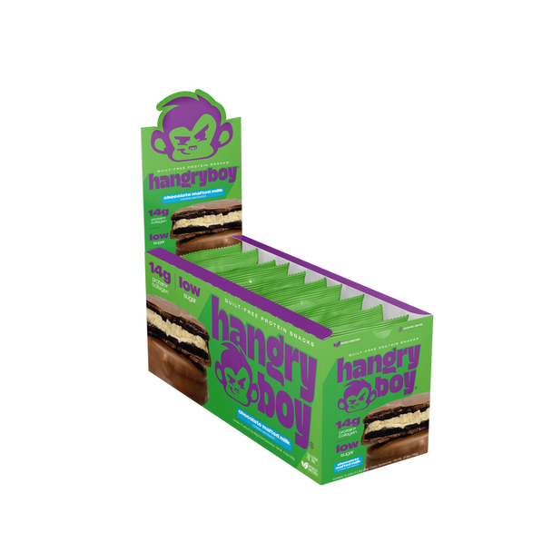 Hangry Boy 65 Grs 12 Paquete Chocolate Malted Milk