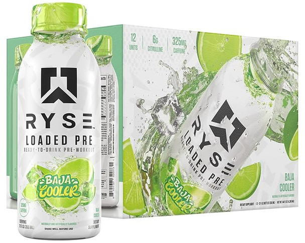 Ryse Loaded Pre-Entreno Lista para Beber 12 Paquete Cooler