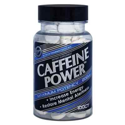 High Tech Pharma Caffeine Power 200 mg 100 Cápsulas