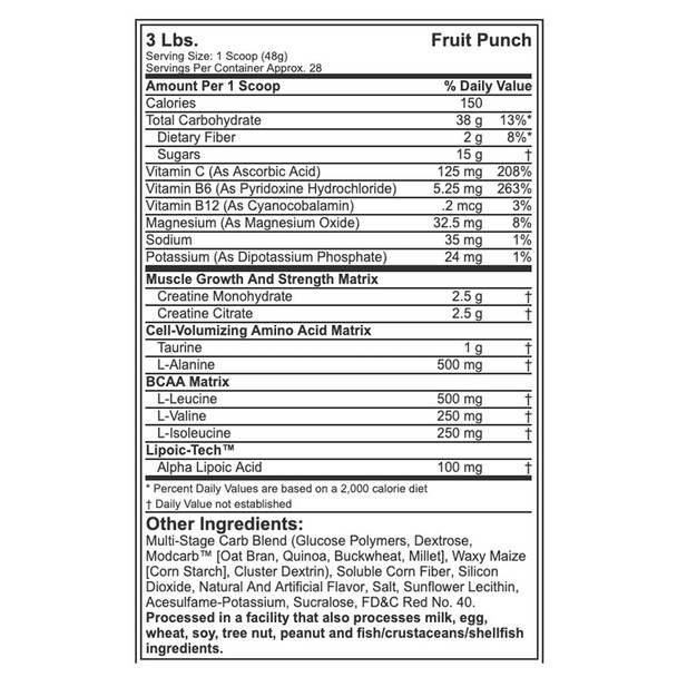 Muscle Tech Cell Tech Performance Series 3 Libras Punch