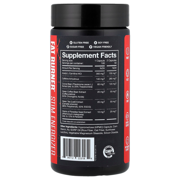 Cobra The Omen Quemador de Grasa 60 Cápsulas