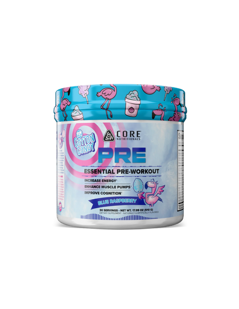 Core Nutritionals Essential Pre-Entreno 30 Porciones Blue Raspberry