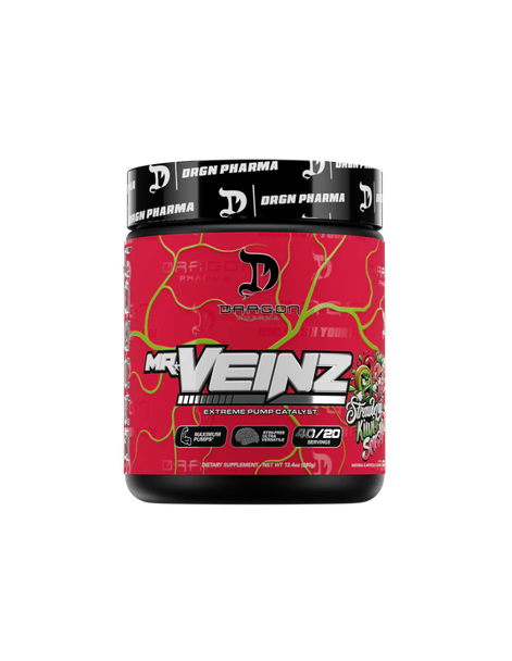 Dragon Pharma Mr Veinz Estimulante sin 40 Porciones Strawberry Kiwi Smash