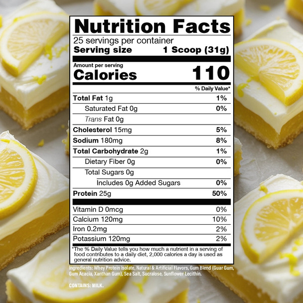 Raw Cbum Itholate 2 Libras Lemon Cake