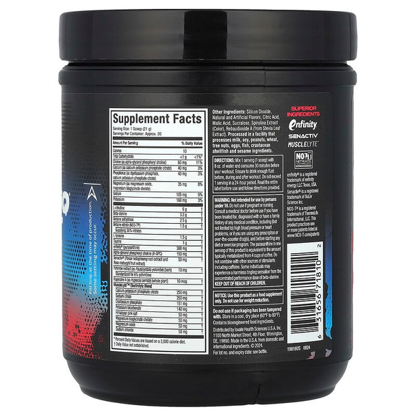 Muscle Tech Euphoriq Preworkout 20 Porciones Rocket Pop