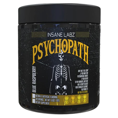 Insane Labz Psychopath 30 Porciones Blue Raspberry