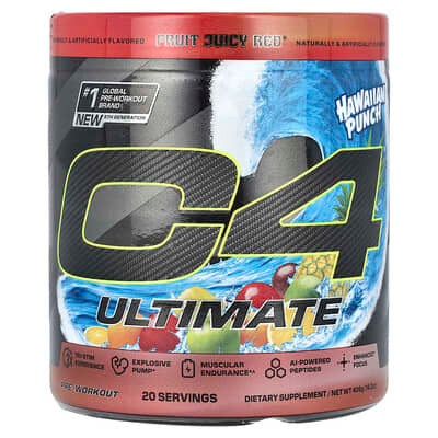 Cellucor C4 Ultimate 20 Porciones Hawaiian Punch Fruit Juicy R