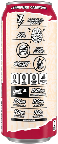 Ghost Energy 16 Onzas 12 Paquete Raspberry Cream