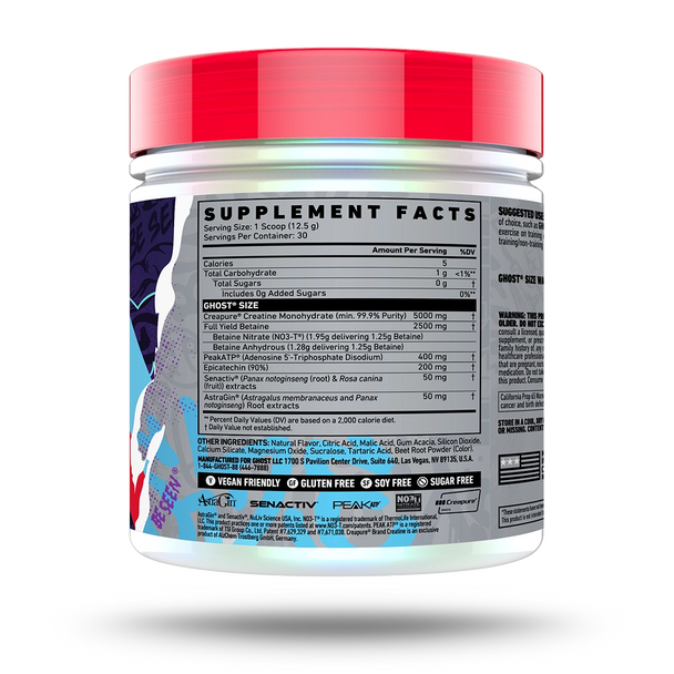 Ghost Size Muscle Builder 30 Porciones Cherry Lime