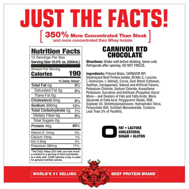 Mmd Carnivor 16 9 Onzas 500Ml 12 Paquete Chocolate