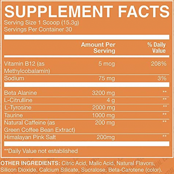Raw Cbum Essential Pre - Entreno 30 Porciones Champion Mentality
