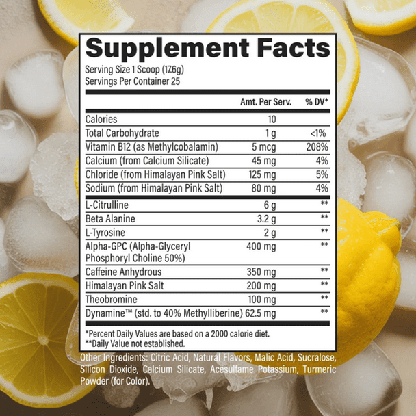 Raw Cbum Essential Pre - Entreno 30 Porciones Icy Lemon Slush Edicion Limitada