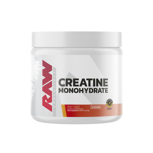 Raw Creatine Monohydrate 30 Porciones Fruit Punch