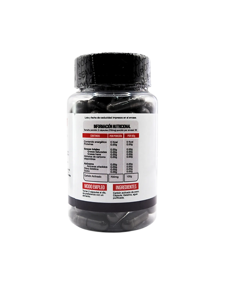 Superlabs Carbon Activado 100 Cápsulas