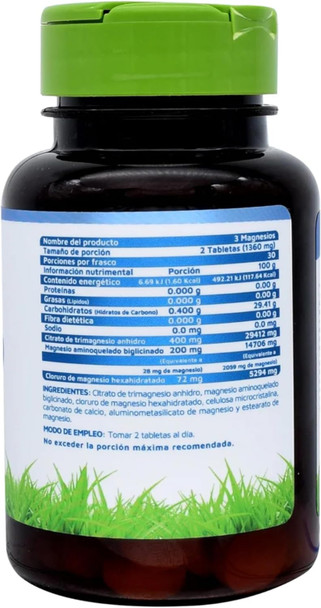 Vidanat 3 Magnesios 60 Tabletas