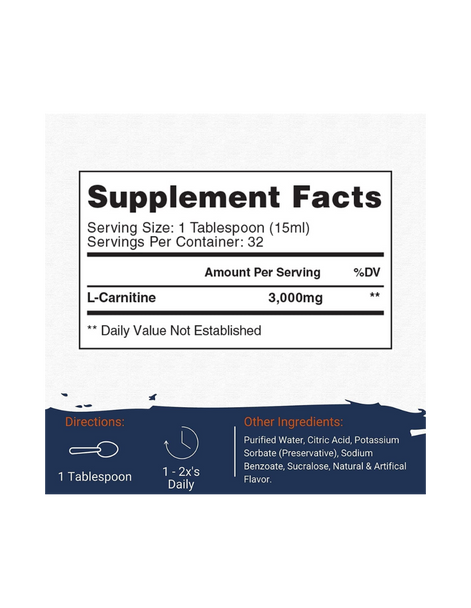 Gaspari Nutrition L Carnitine Liquid 3000 16 Onzas Tamarindo