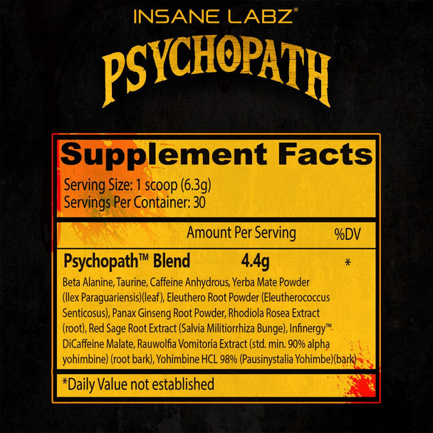 Insane Labz Psychopath 30 Porciones Grape
