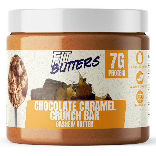 Fit Butters Chocolate Caramel Crunch Bar 454 Grs