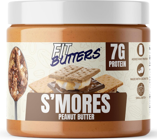Fit Butters Jet Puffed Smores Peanut Butter 454 Grs