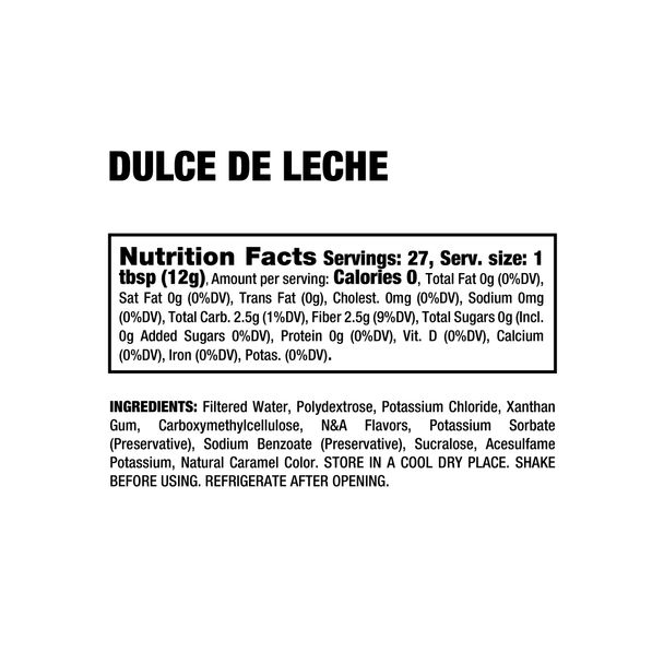 Dragon Pharma Dips 335 Grs Dulce de Leche Syrup