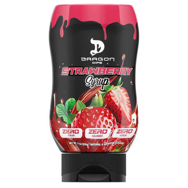 Dragon Pharma Dips 335 Grs Strawberry Syrup
