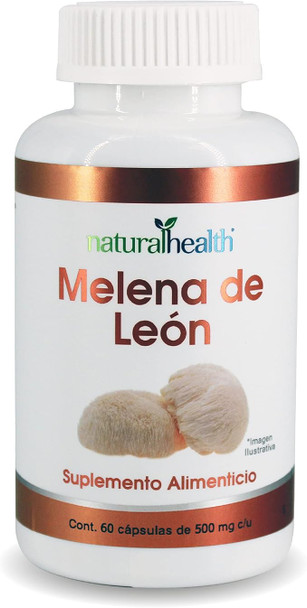 Natural Melena de Le N 500 mg 60 Cápsulas Linea Blanca