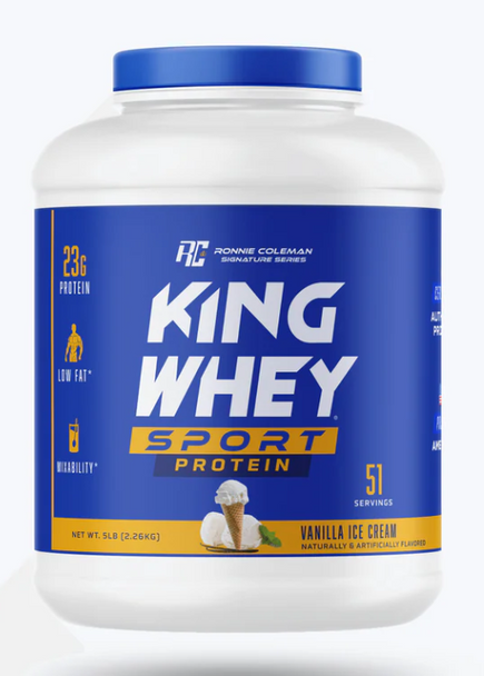 Ronnie King Whey Sport 5 Libras Vainilla Ice Cream