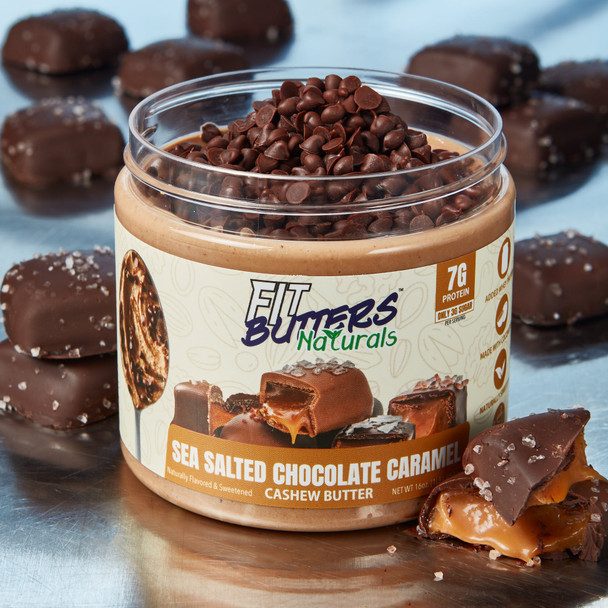 Fit Butters Naturals Sea Salted Chocolate Caramel 454 Grs
