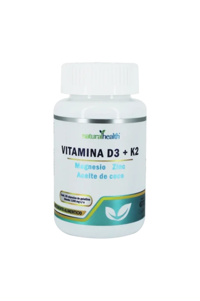 Natural Vitamina D3 K2 30 Cápsulas Linea Blanca