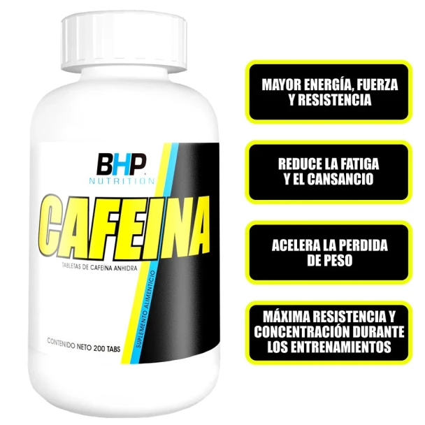 Bhp Cafeina Ultra 200 Cápsulas