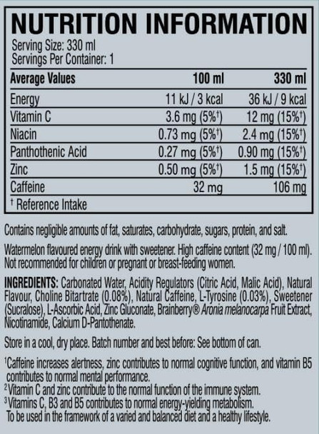 Cellucor C4 Smart Energy Carbonatada 12Oz 12Pk Watermelon Burst