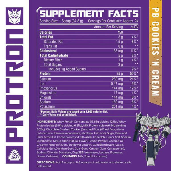 Core Nutritionals Proton Protein Blend 2 Libras Megatron Pb Cookies Cream