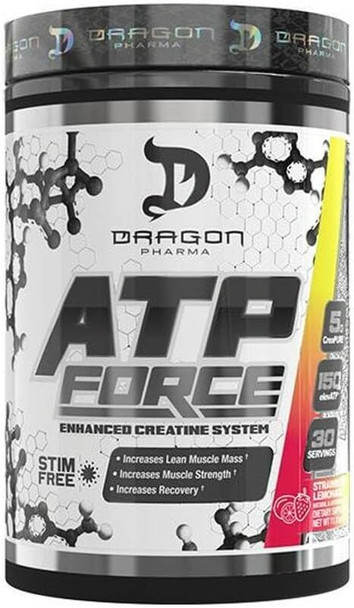 Dragon Pharma ATP Force 30 Porciones Strawberry Lemonade