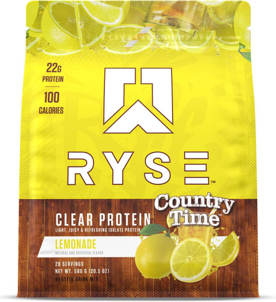 Ryse Clear Protein 20 Porciones Country Time Lemonade